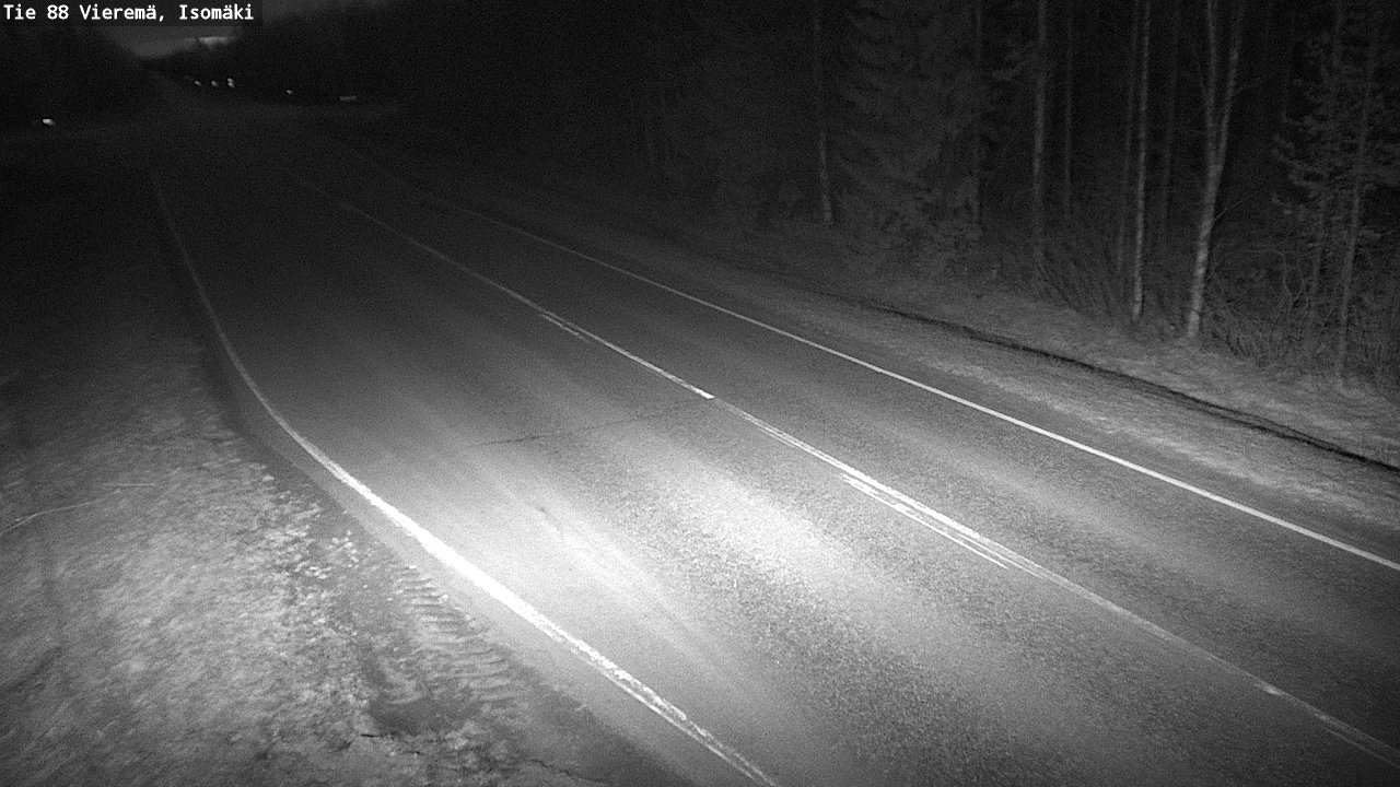 Weather Camera Image Road 88 Vieremä, Isomäki, Vieremä, Pohjois-Savo