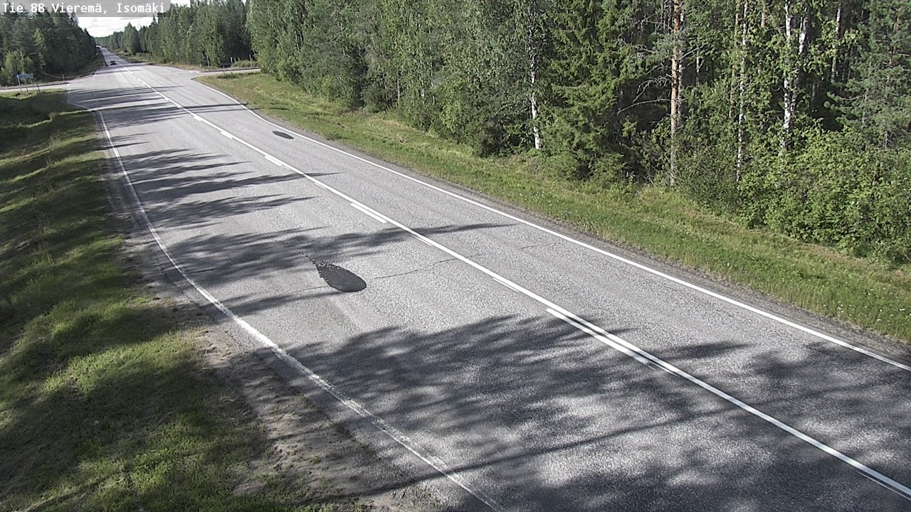 Weather Camera Image Road 88 Vieremä, Isomäki, Vieremä, Pohjois-Savo
