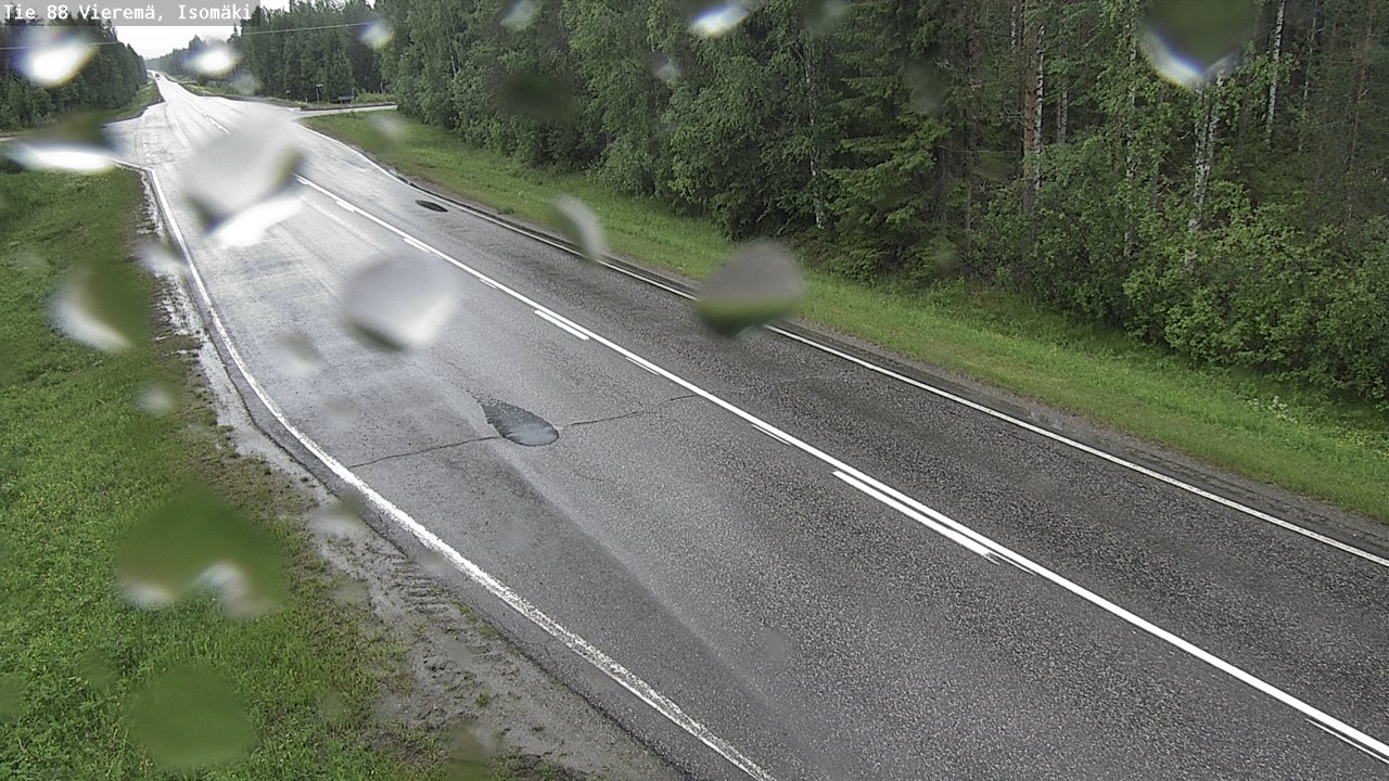 Weather Camera Image Väg 88 Vieremä, Isomäki, Vieremä, Pohjois-Savo