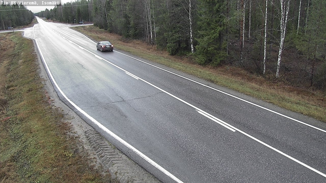 Weather Camera Image Väg 88 Vieremä, Isomäki, Vieremä, Pohjois-Savo