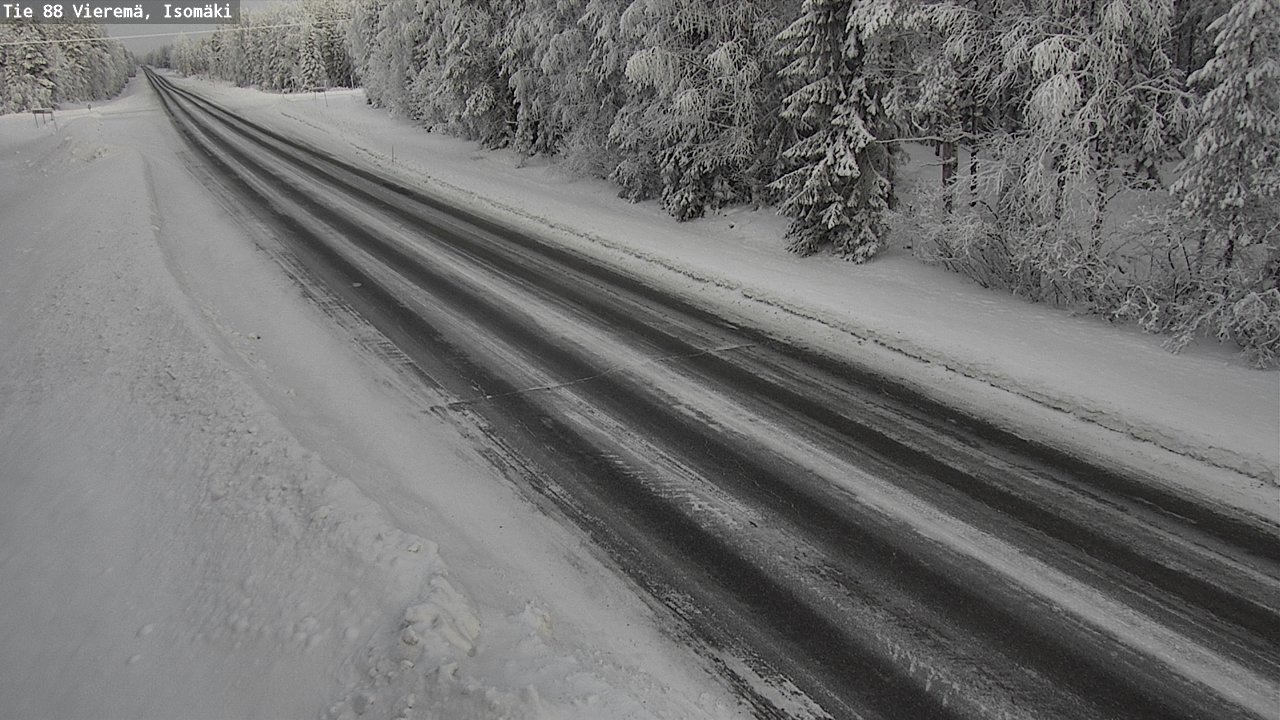 Weather Camera Image Road 88 Vieremä, Isomäki, Vieremä, Pohjois-Savo