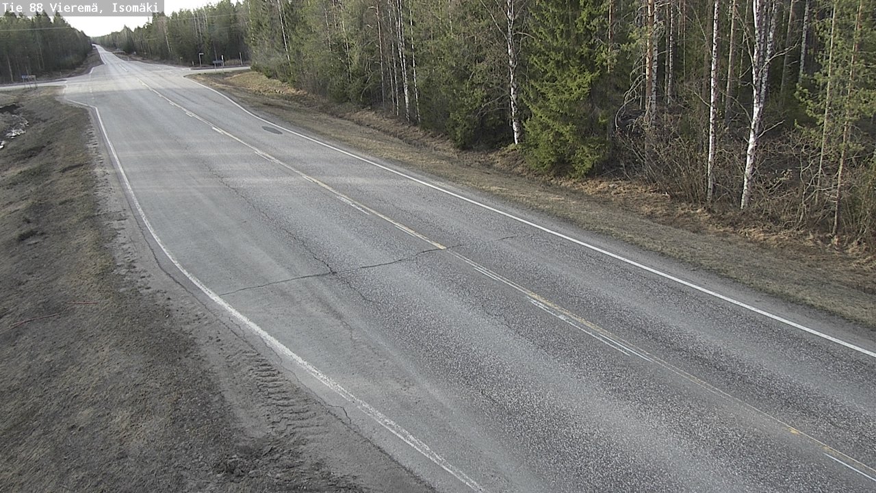 Kelikamerat Kuva Tie 88 Vieremä, Isomäki, Vieremä, Pohjois-Savo
