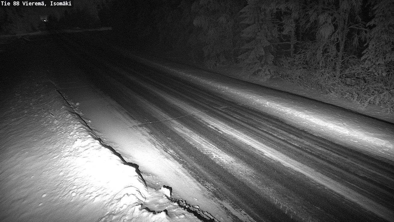 Weather Camera Image Road 88 Vieremä, Isomäki, Vieremä, Pohjois-Savo