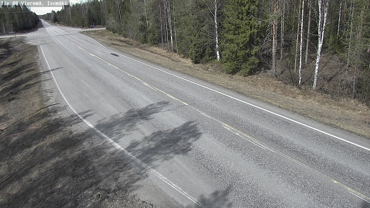 Kelikamerat Kuva Tie 88 Vieremä, Isomäki, Vieremä, Pohjois-Savo