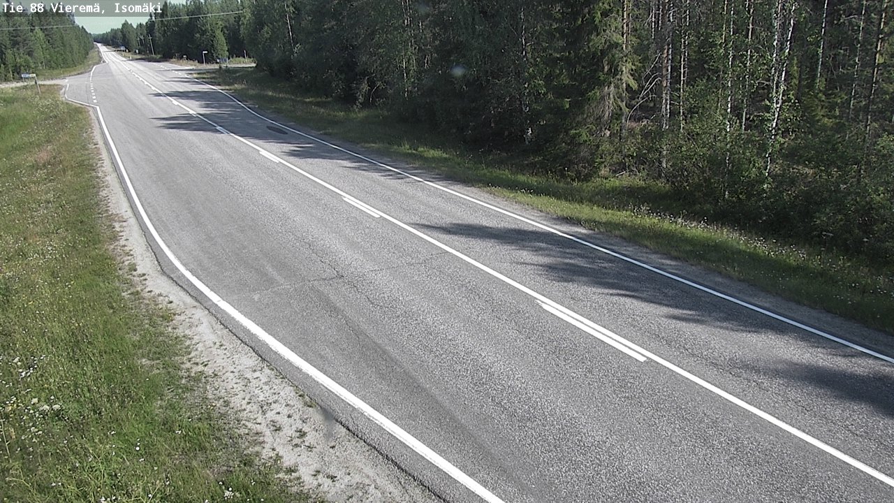 Kelikamerat Kuva Tie 88 Vieremä, Isomäki, Vieremä, Pohjois-Savo
