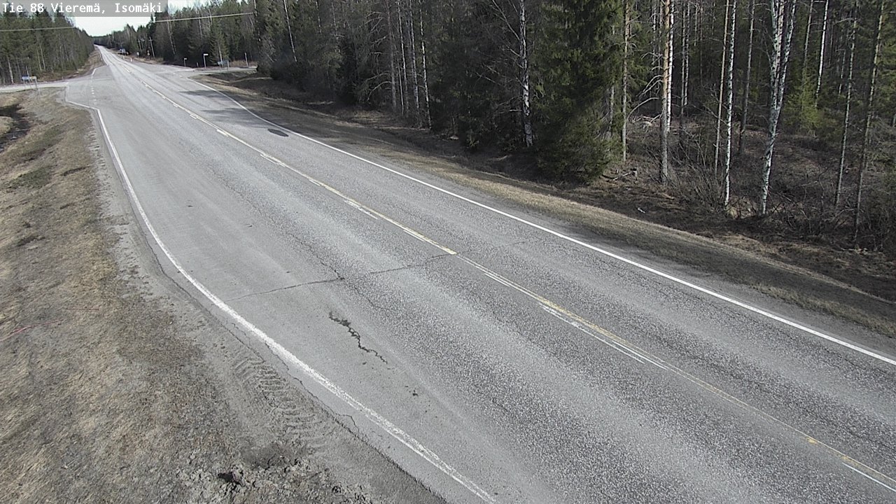 Kelikamerat Kuva Tie 88 Vieremä, Isomäki, Vieremä, Pohjois-Savo