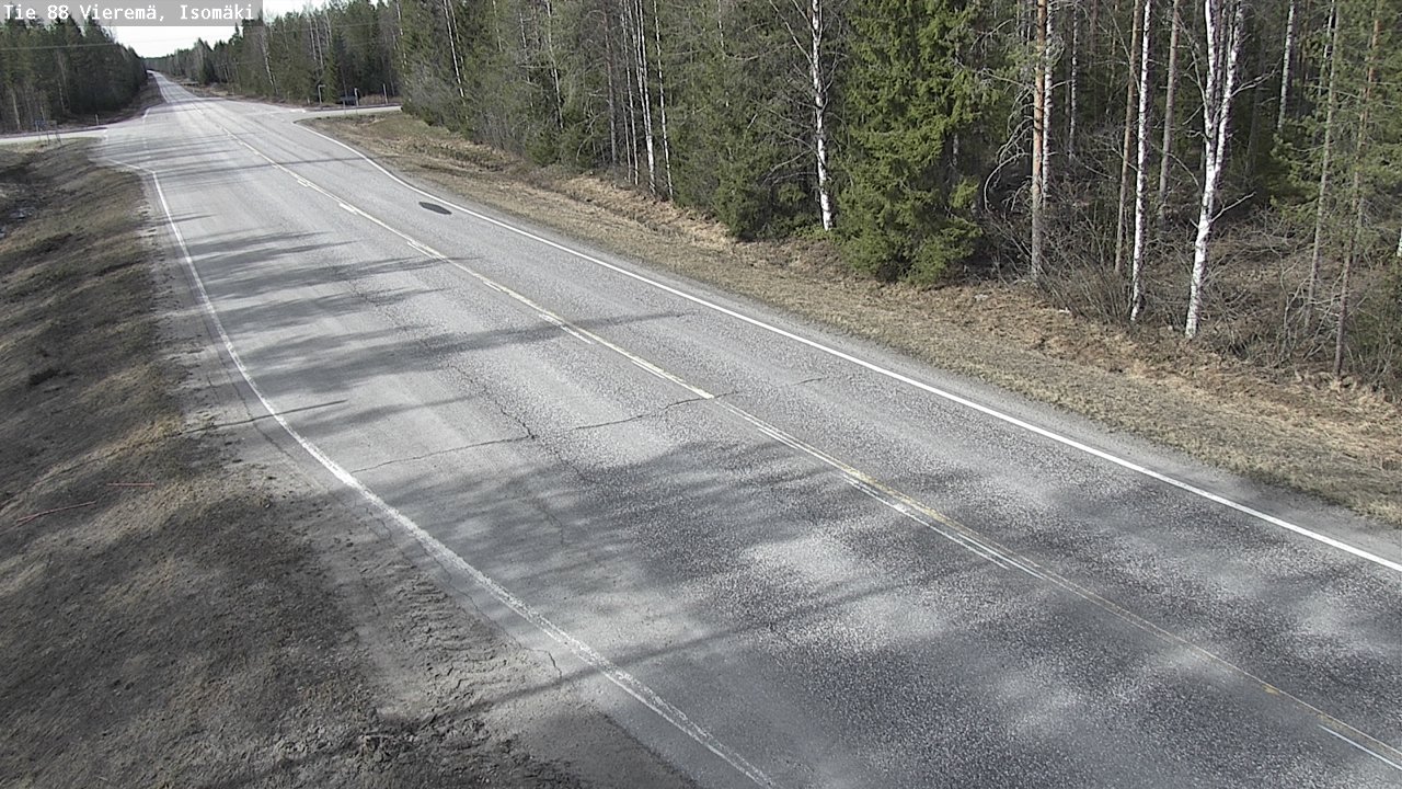 Kelikamerat Kuva Tie 88 Vieremä, Isomäki, Vieremä, Pohjois-Savo