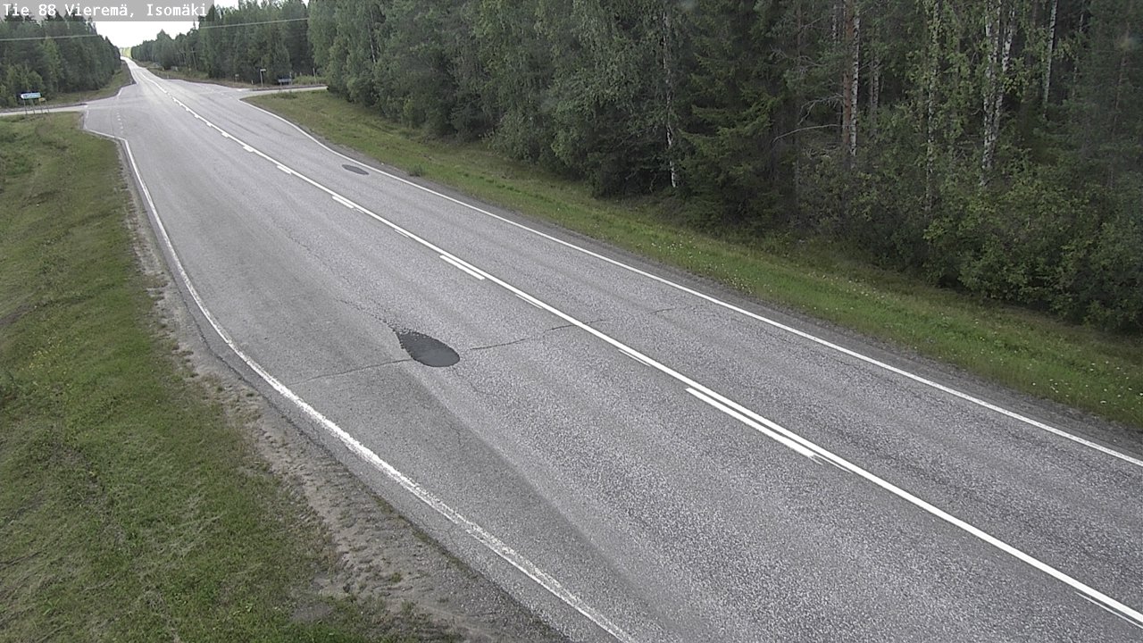 Weather Camera Image Road 88 Vieremä, Isomäki, Vieremä, Pohjois-Savo