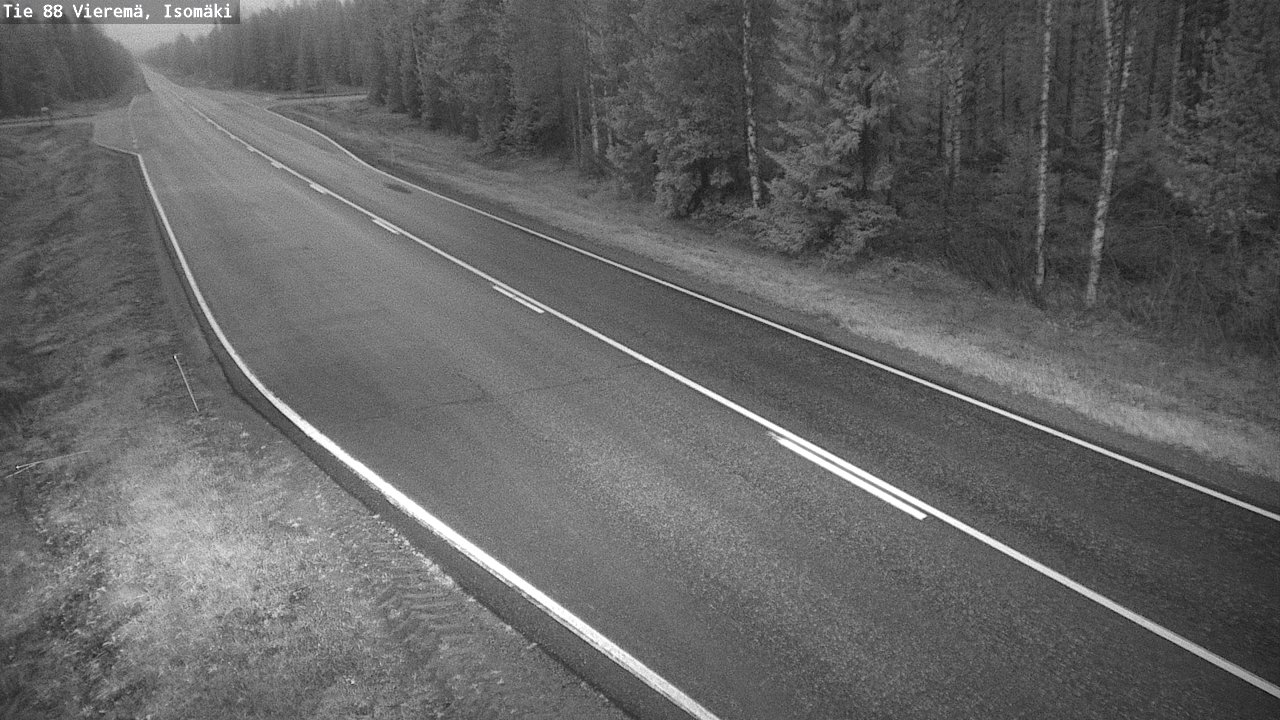 Weather Camera Image Väg 88 Vieremä, Isomäki, Vieremä, Pohjois-Savo