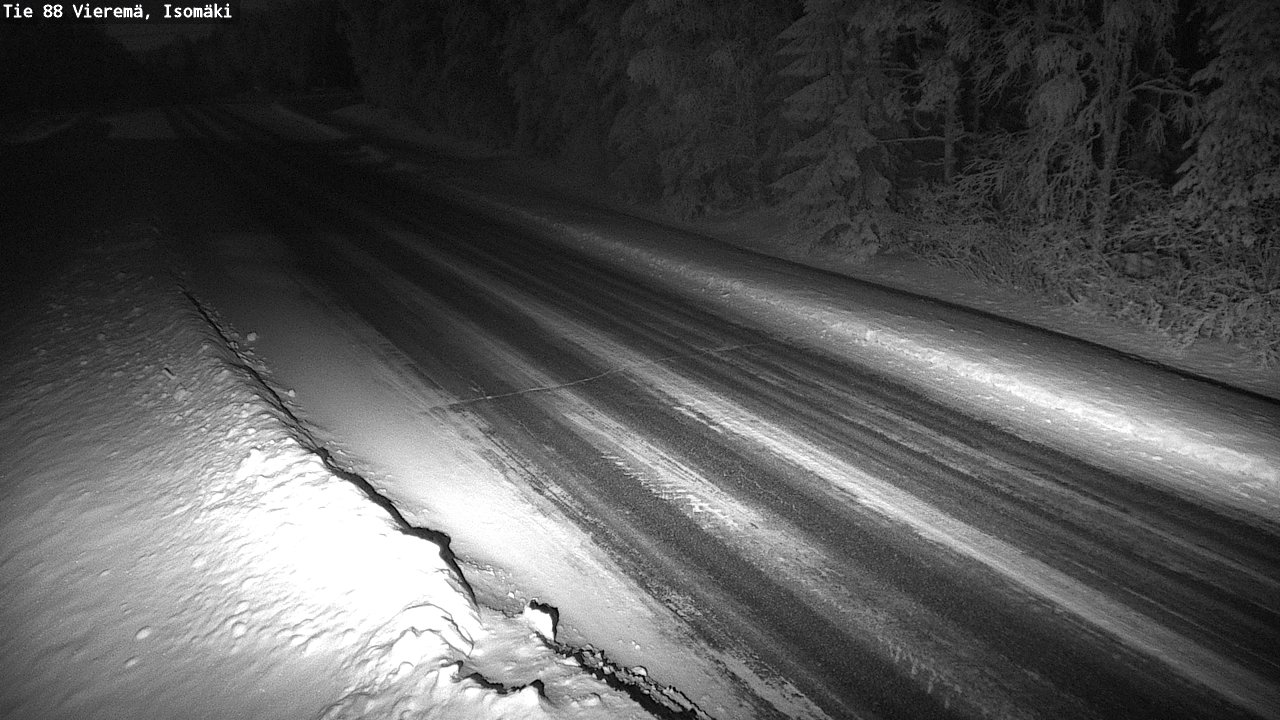 Weather Camera Image Road 88 Vieremä, Isomäki, Vieremä, Pohjois-Savo