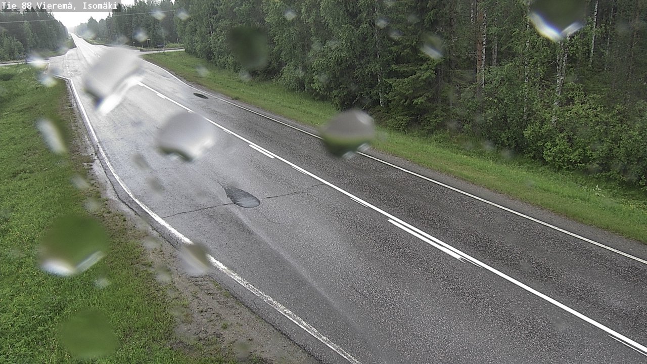 Weather Camera Image Väg 88 Vieremä, Isomäki, Vieremä, Pohjois-Savo