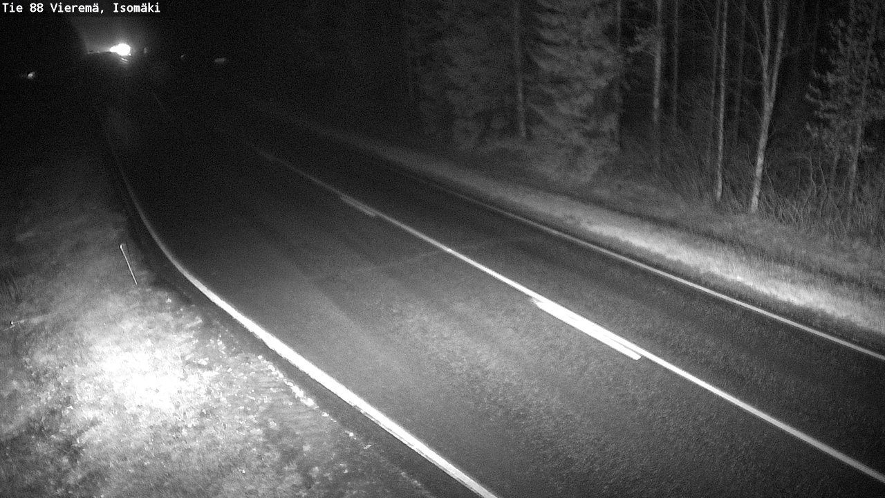 Weather Camera Image Road 88 Vieremä, Isomäki, Vieremä, Pohjois-Savo