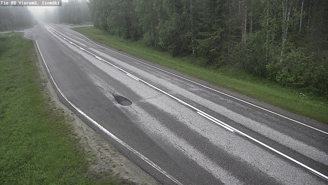 Kelikamerat Kuva Tie 88 Vieremä, Isomäki, Vieremä, Pohjois-Savo