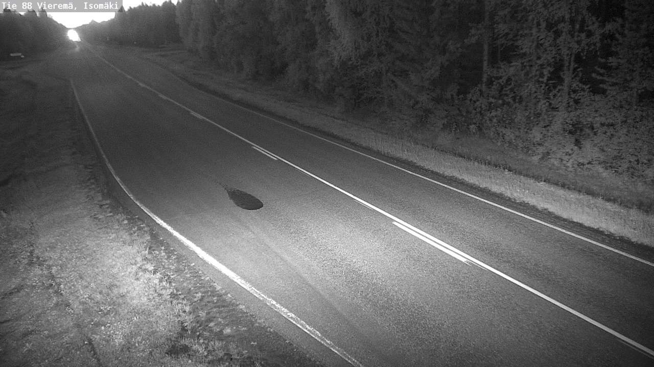 Weather Camera Image Road 88 Vieremä, Isomäki, Vieremä, Pohjois-Savo