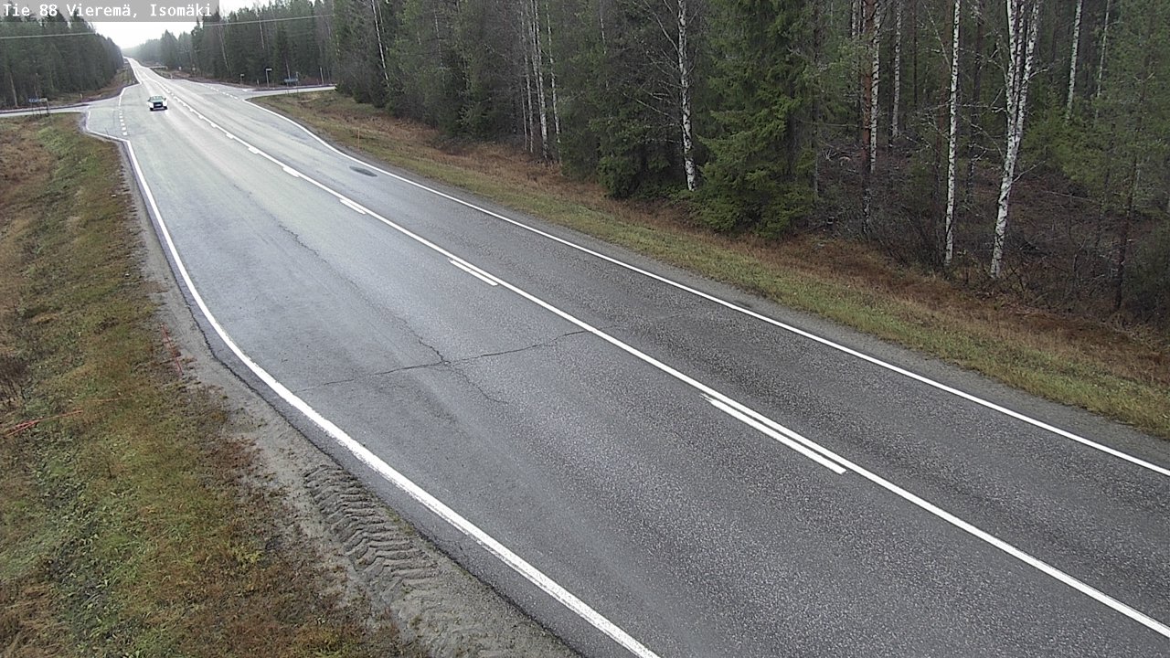 Weather Camera Image Väg 88 Vieremä, Isomäki, Vieremä, Pohjois-Savo