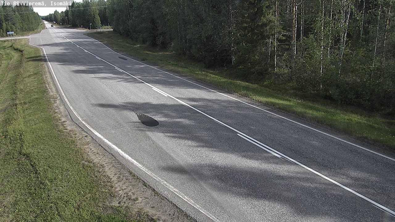 Weather Camera Image Road 88 Vieremä, Isomäki, Vieremä, Pohjois-Savo