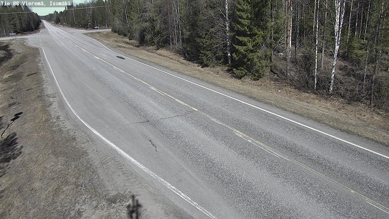 Kelikamerat Kuva Tie 88 Vieremä, Isomäki, Vieremä, Pohjois-Savo