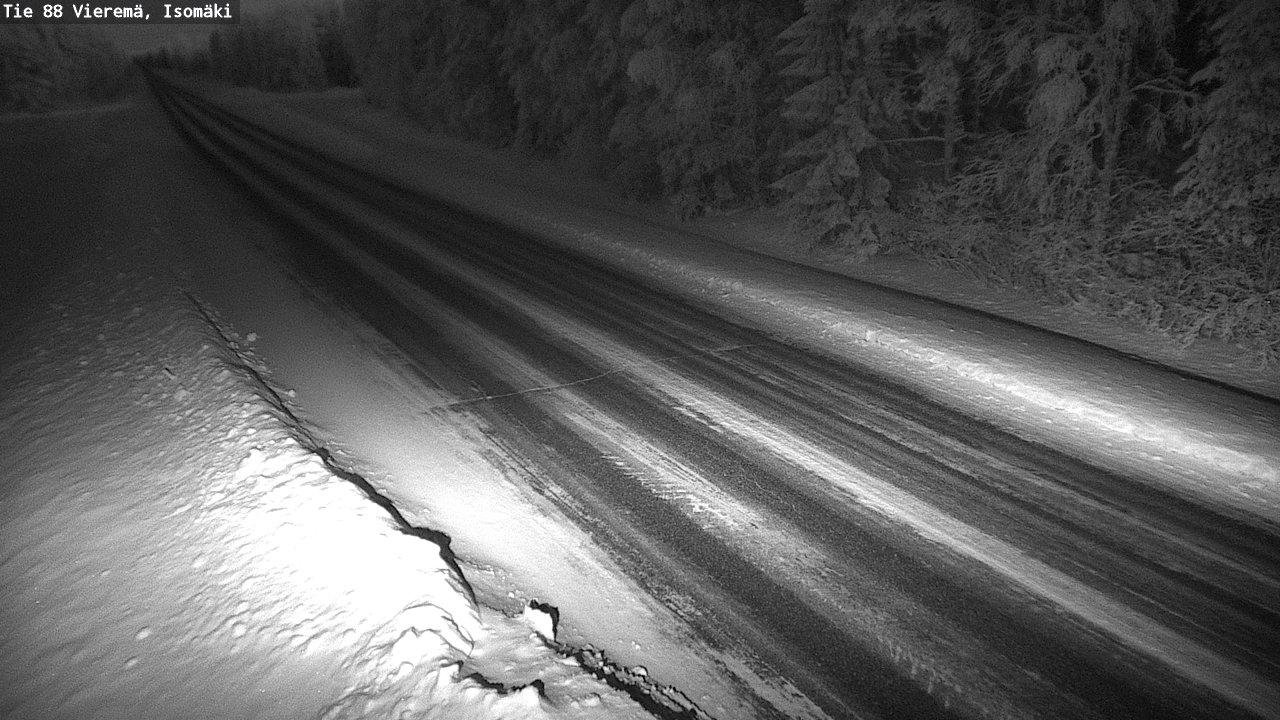 Weather Camera Image Road 88 Vieremä, Isomäki, Vieremä, Pohjois-Savo