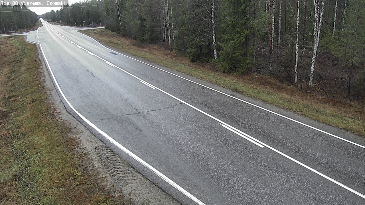 Weather Camera Image Väg 88 Vieremä, Isomäki, Vieremä, Pohjois-Savo