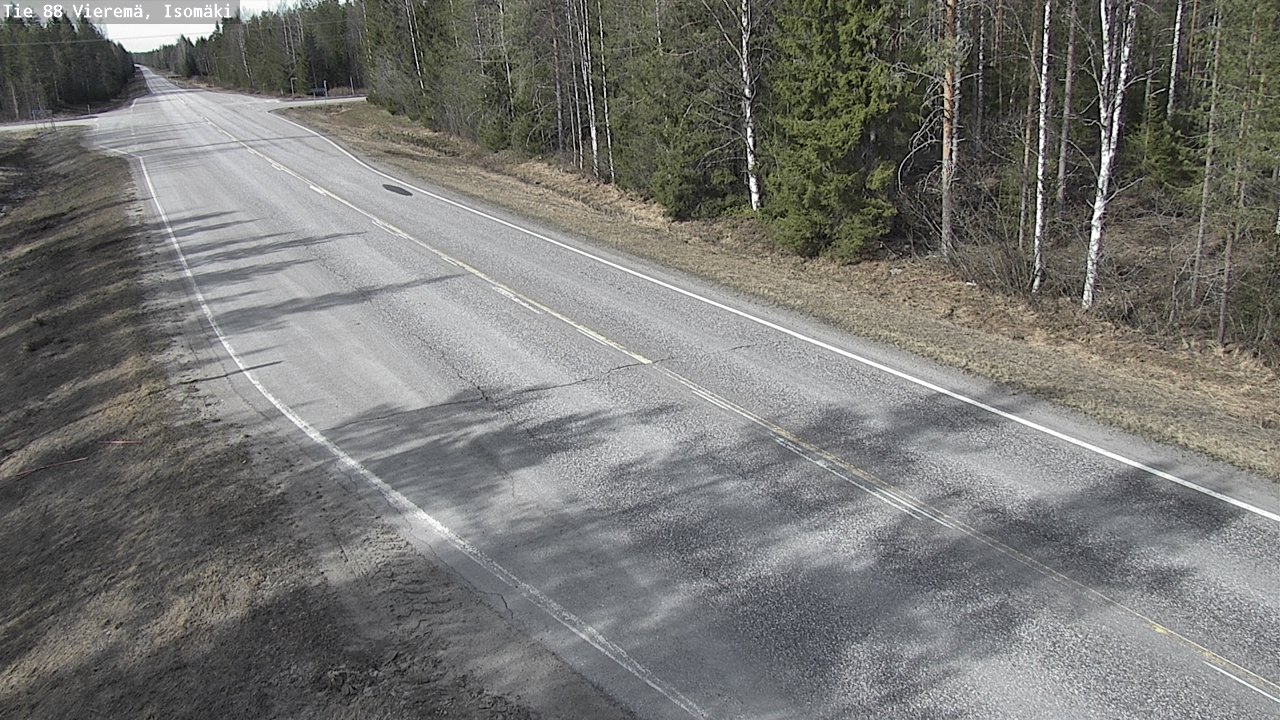 Kelikamerat Kuva Tie 88 Vieremä, Isomäki, Vieremä, Pohjois-Savo