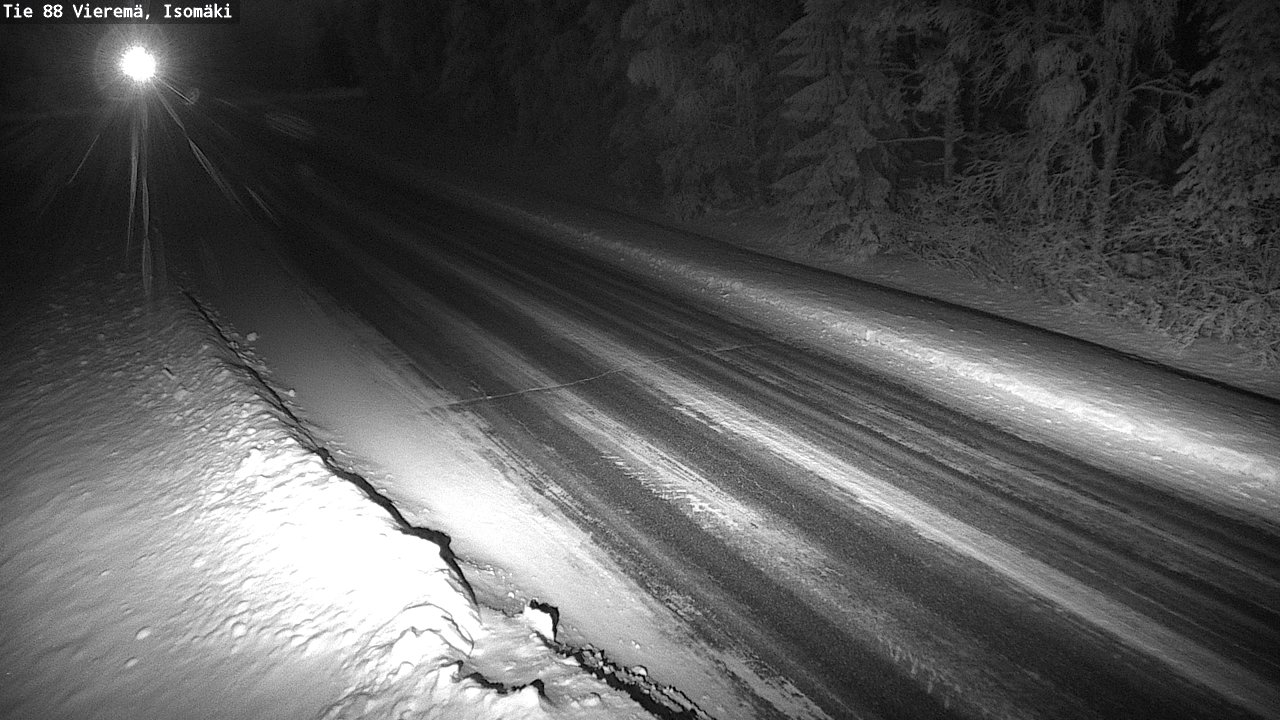 Weather Camera Image Road 88 Vieremä, Isomäki, Vieremä, Pohjois-Savo