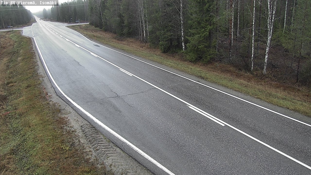 Weather Camera Image Väg 88 Vieremä, Isomäki, Vieremä, Pohjois-Savo