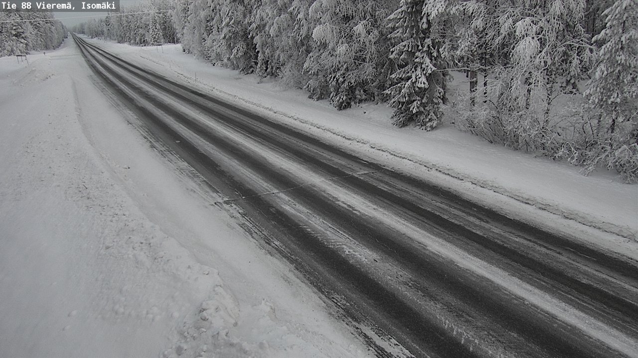 Weather Camera Image Road 88 Vieremä, Isomäki, Vieremä, Pohjois-Savo