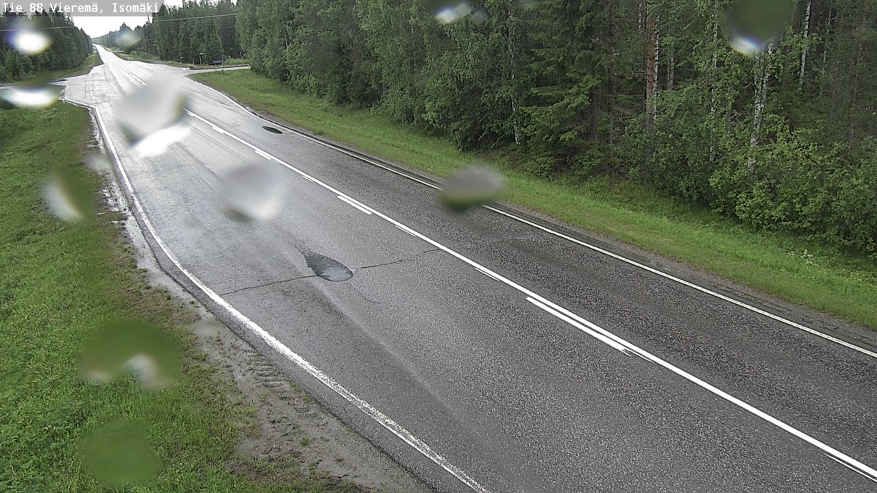 Weather Camera Image Väg 88 Vieremä, Isomäki, Vieremä, Pohjois-Savo
