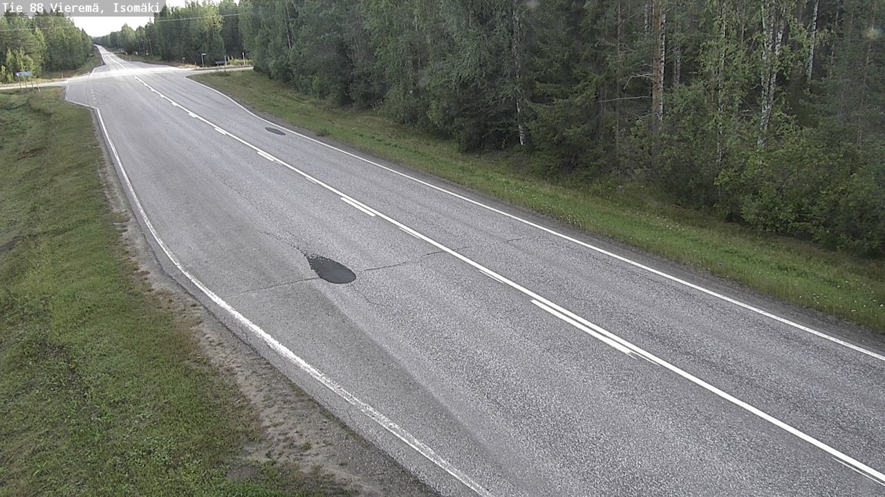Weather Camera Image Road 88 Vieremä, Isomäki, Vieremä, Pohjois-Savo