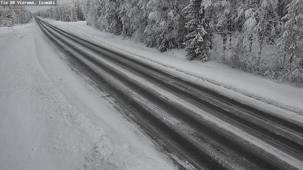 Weather Camera Image Road 88 Vieremä, Isomäki, Vieremä, Pohjois-Savo