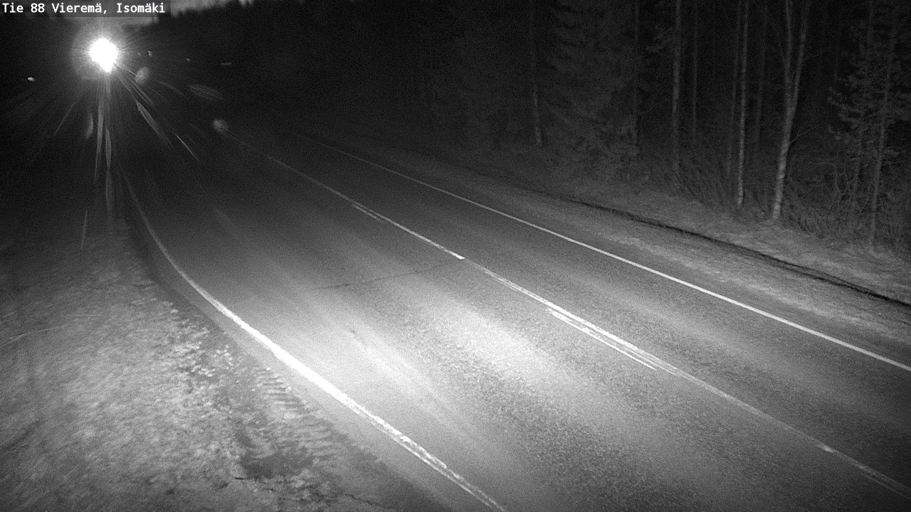 Weather Camera Image Road 88 Vieremä, Isomäki, Vieremä, Pohjois-Savo