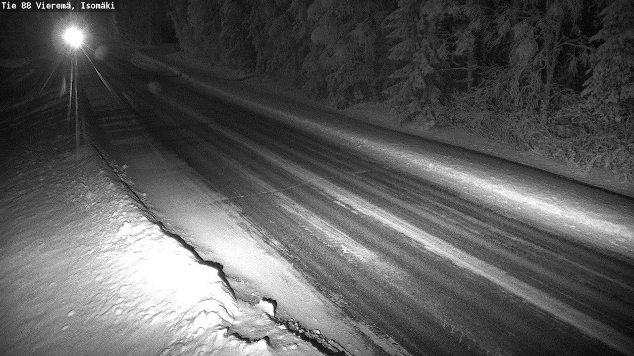 Weather Camera Image Väg 88 Vieremä, Isomäki, Vieremä, Pohjois-Savo