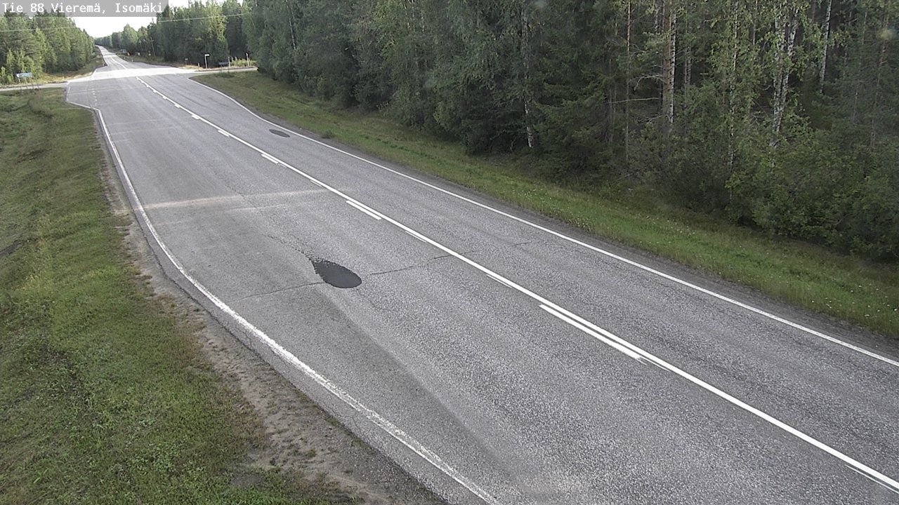 Weather Camera Image Road 88 Vieremä, Isomäki, Vieremä, Pohjois-Savo