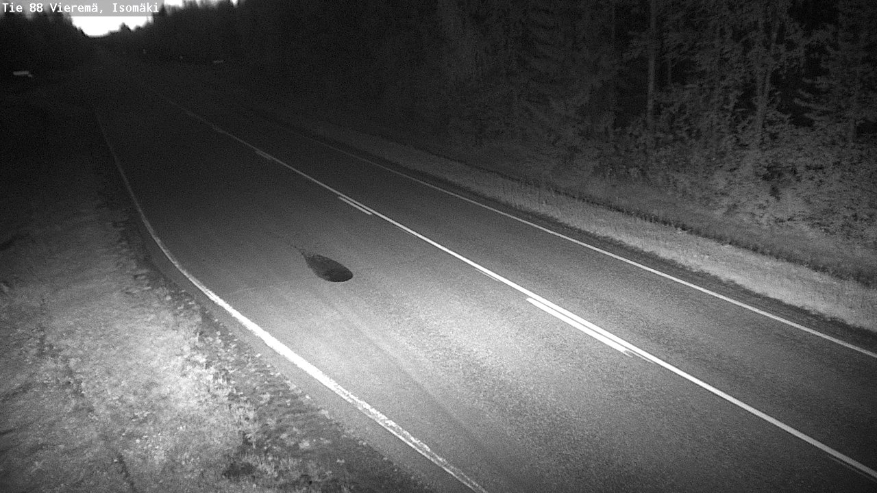 Weather Camera Image Road 88 Vieremä, Isomäki, Vieremä, Pohjois-Savo