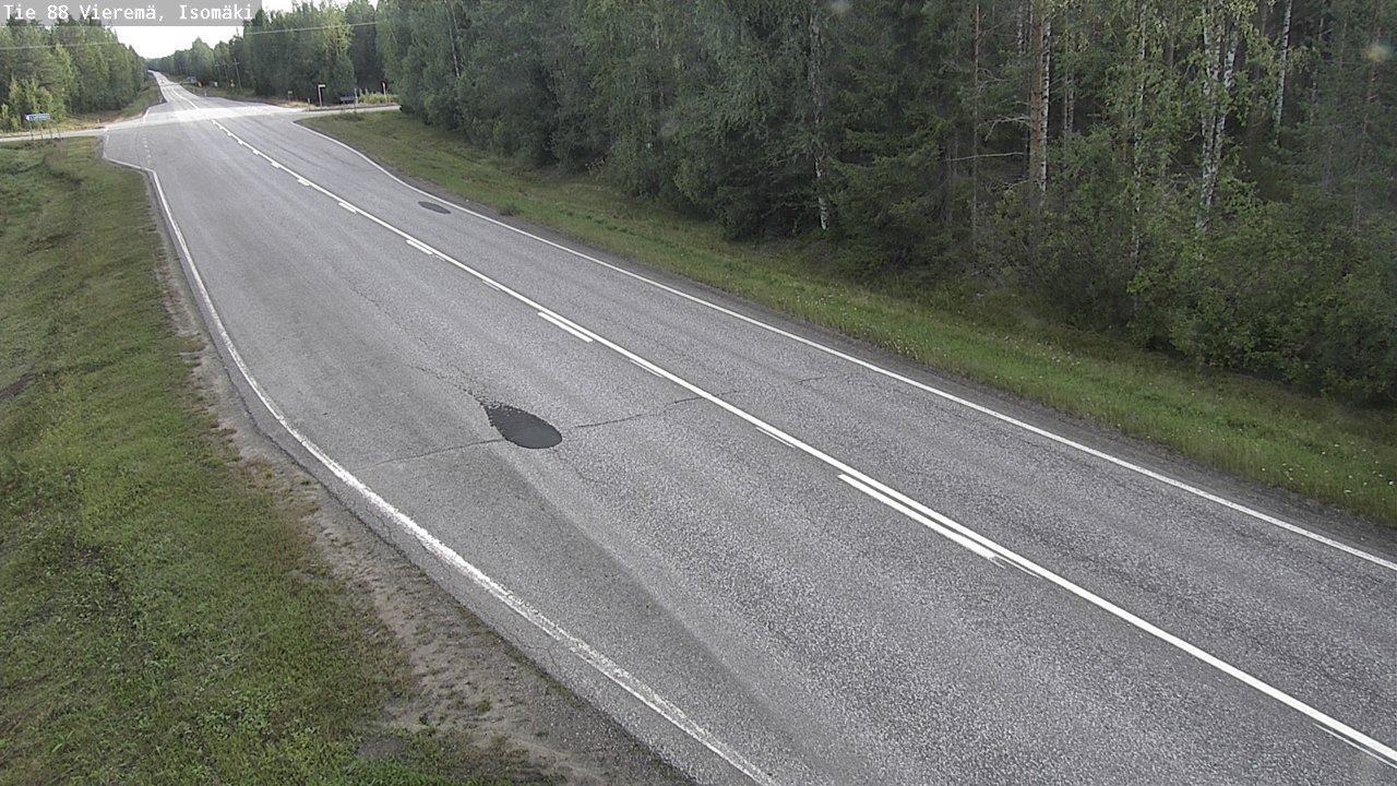 Weather Camera Image Road 88 Vieremä, Isomäki, Vieremä, Pohjois-Savo