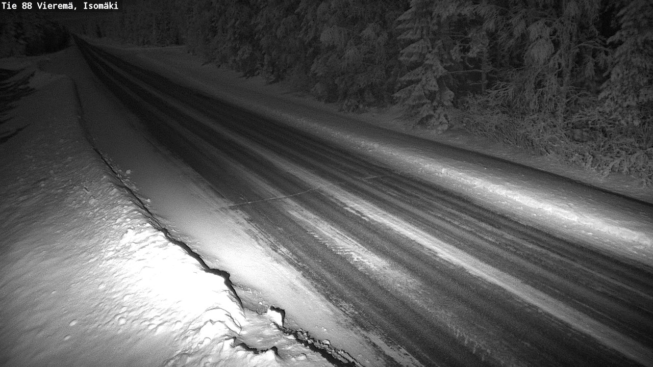 Weather Camera Image Road 88 Vieremä, Isomäki, Vieremä, Pohjois-Savo