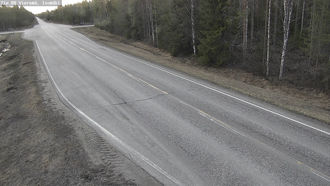 Kelikamerat Kuva Tie 88 Vieremä, Isomäki, Vieremä, Pohjois-Savo