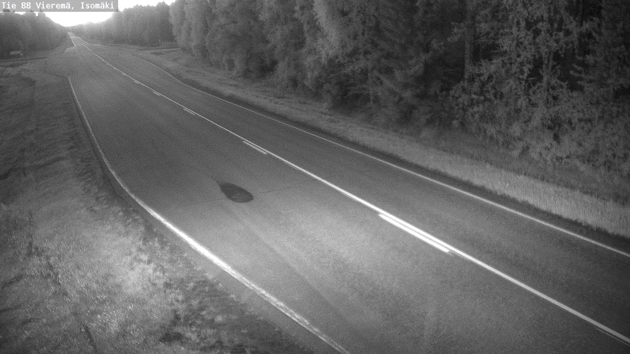 Weather Camera Image Road 88 Vieremä, Isomäki, Vieremä, Pohjois-Savo