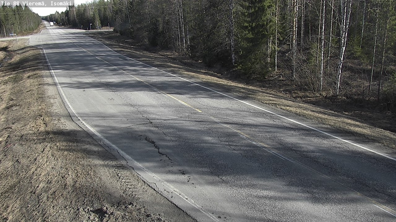 Kelikamerat Kuva Tie 88 Vieremä, Isomäki, Vieremä, Pohjois-Savo