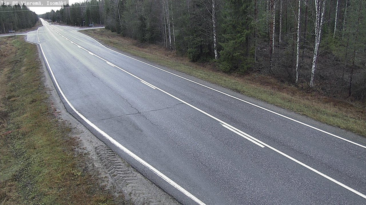 Weather Camera Image Väg 88 Vieremä, Isomäki, Vieremä, Pohjois-Savo