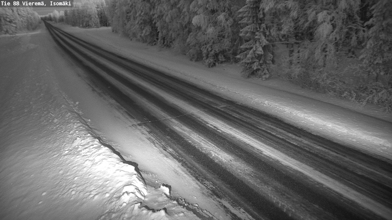 Weather Camera Image Road 88 Vieremä, Isomäki, Vieremä, Pohjois-Savo