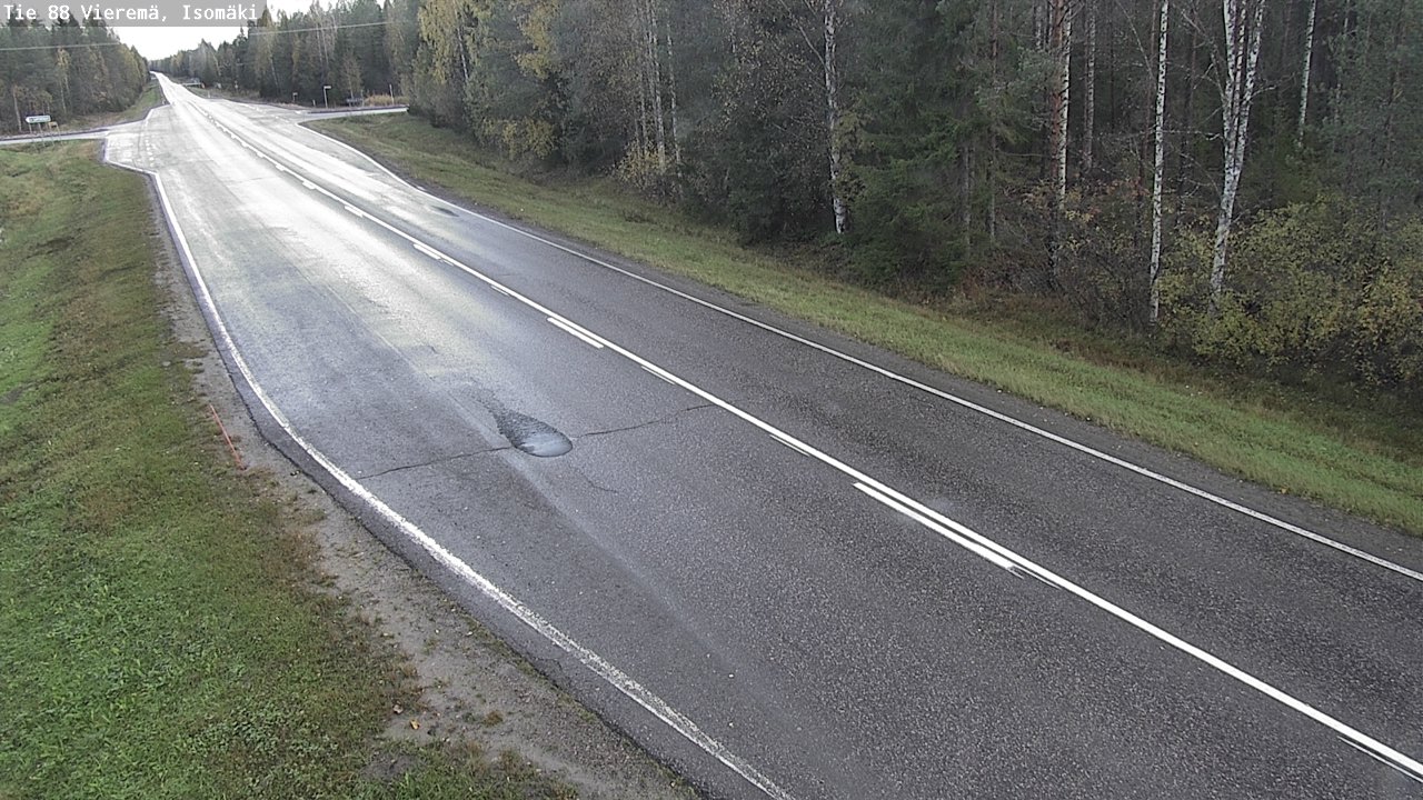 Weather Camera Image Road 88 Vieremä, Isomäki, Vieremä, Pohjois-Savo