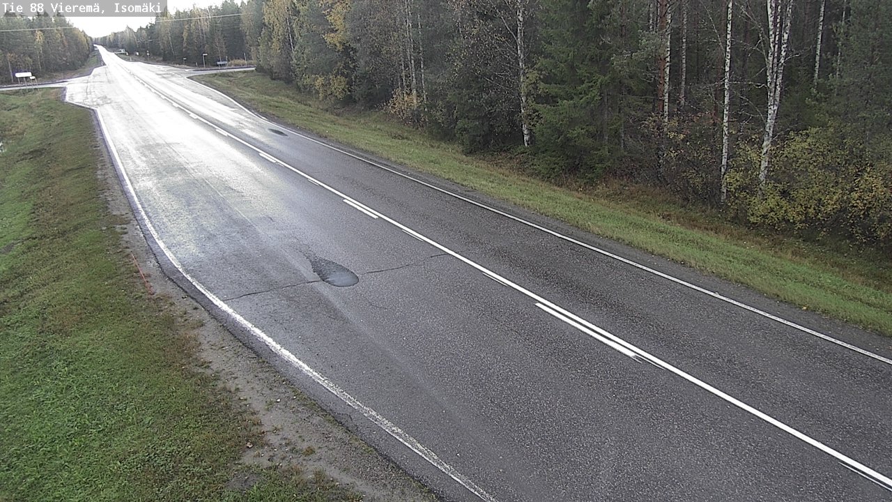 Weather Camera Image Road 88 Vieremä, Isomäki, Vieremä, Pohjois-Savo