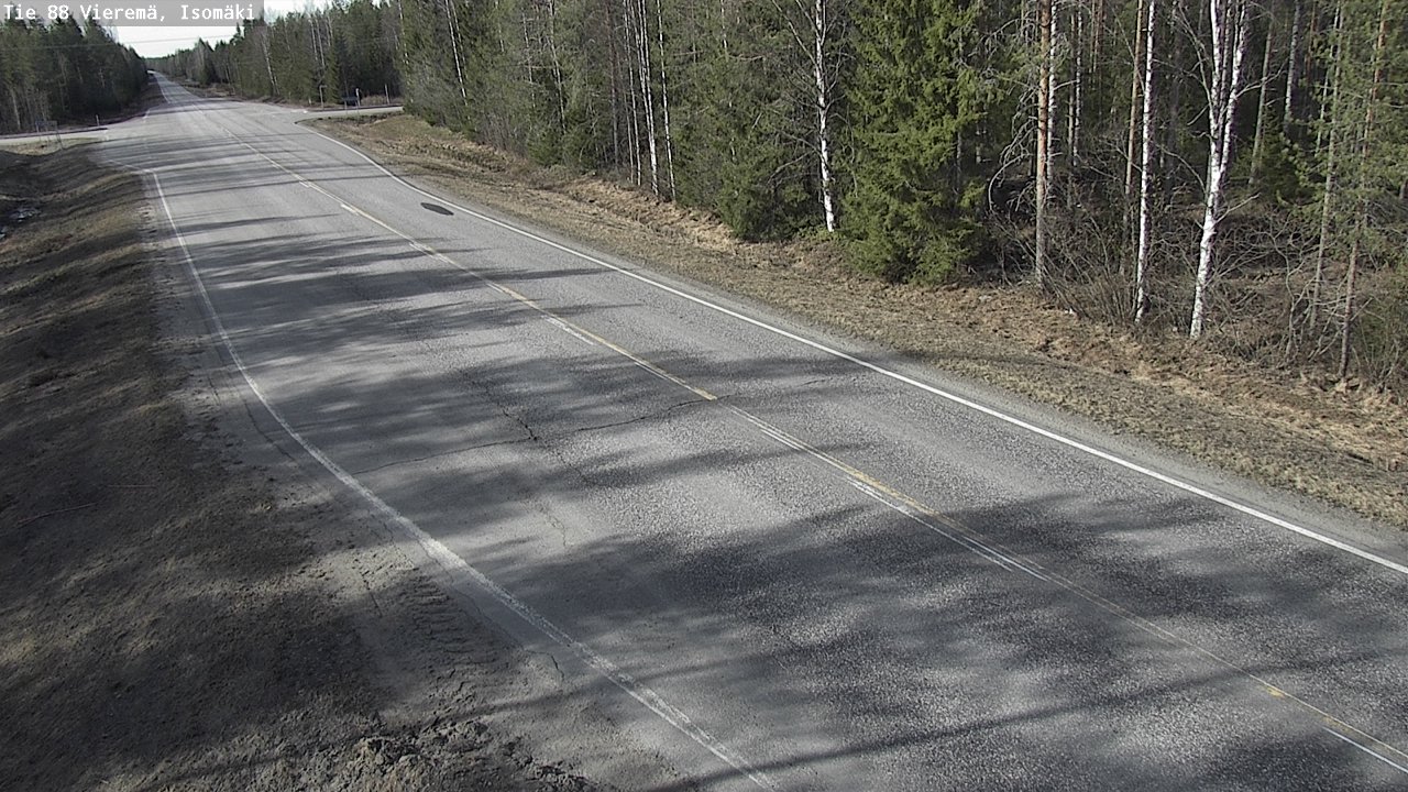 Kelikamerat Kuva Tie 88 Vieremä, Isomäki, Vieremä, Pohjois-Savo