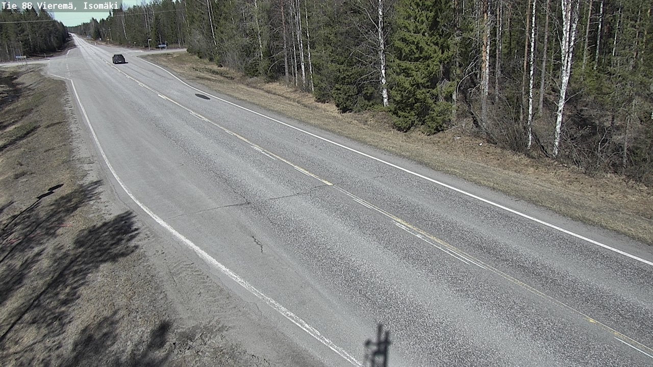 Kelikamerat Kuva Tie 88 Vieremä, Isomäki, Vieremä, Pohjois-Savo