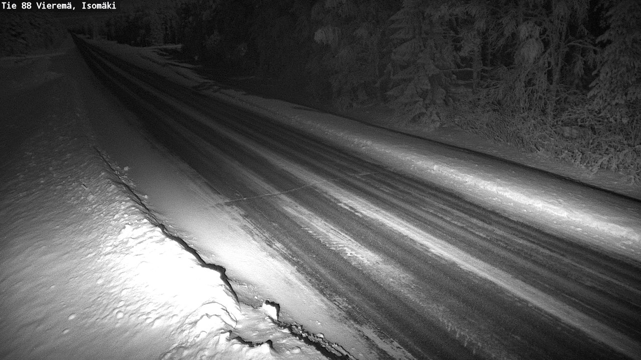 Weather Camera Image Road 88 Vieremä, Isomäki, Vieremä, Pohjois-Savo