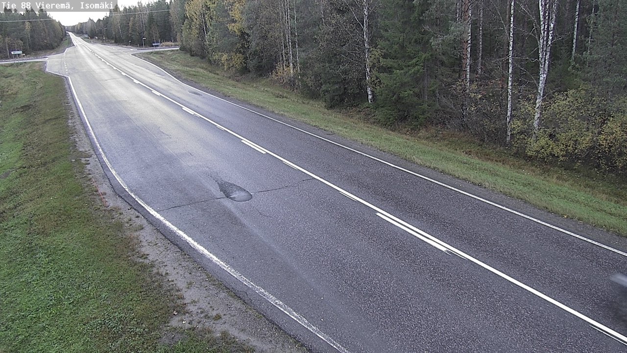 Weather Camera Image Road 88 Vieremä, Isomäki, Vieremä, Pohjois-Savo