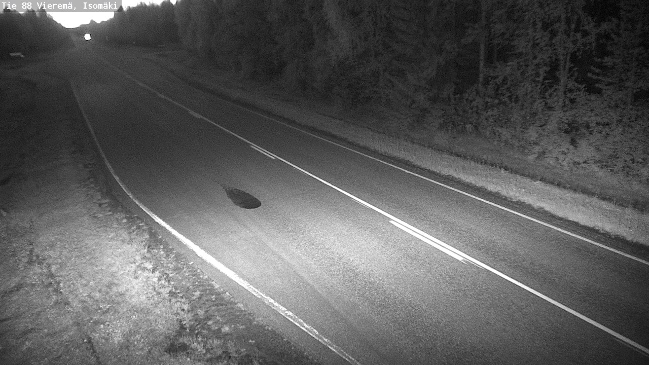 Weather Camera Image Road 88 Vieremä, Isomäki, Vieremä, Pohjois-Savo