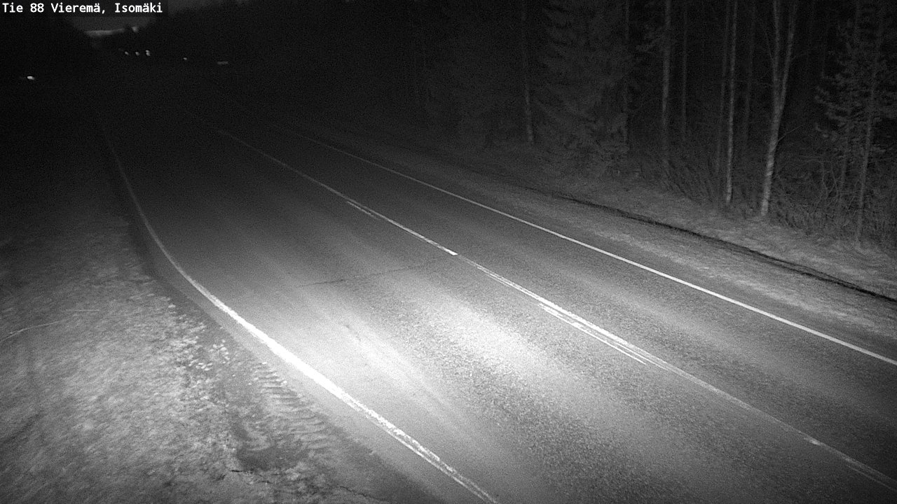 Weather Camera Image Road 88 Vieremä, Isomäki, Vieremä, Pohjois-Savo