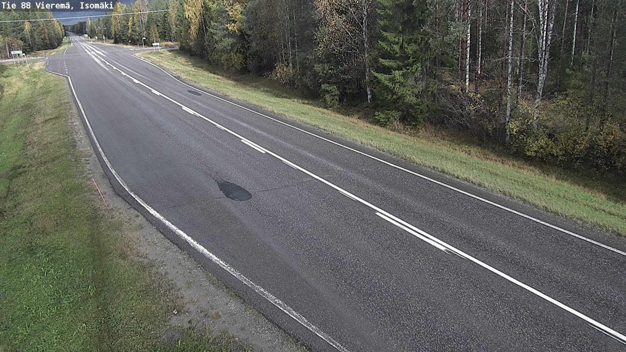 Kelikamerat Kuva Tie 88 Vieremä, Isomäki, Vieremä, Pohjois-Savo